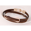 fashion low moq cheap wholesale hot sale brown leather wrap bracelet